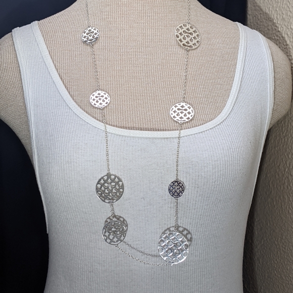 Sterling Coach Signature Necklace - Picture 7 of 9